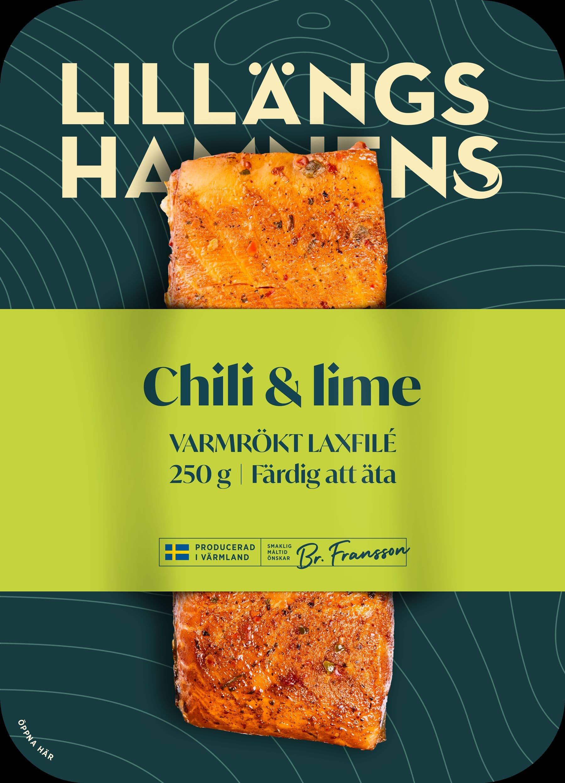 Varmrökt lax Chili-Lime 250g